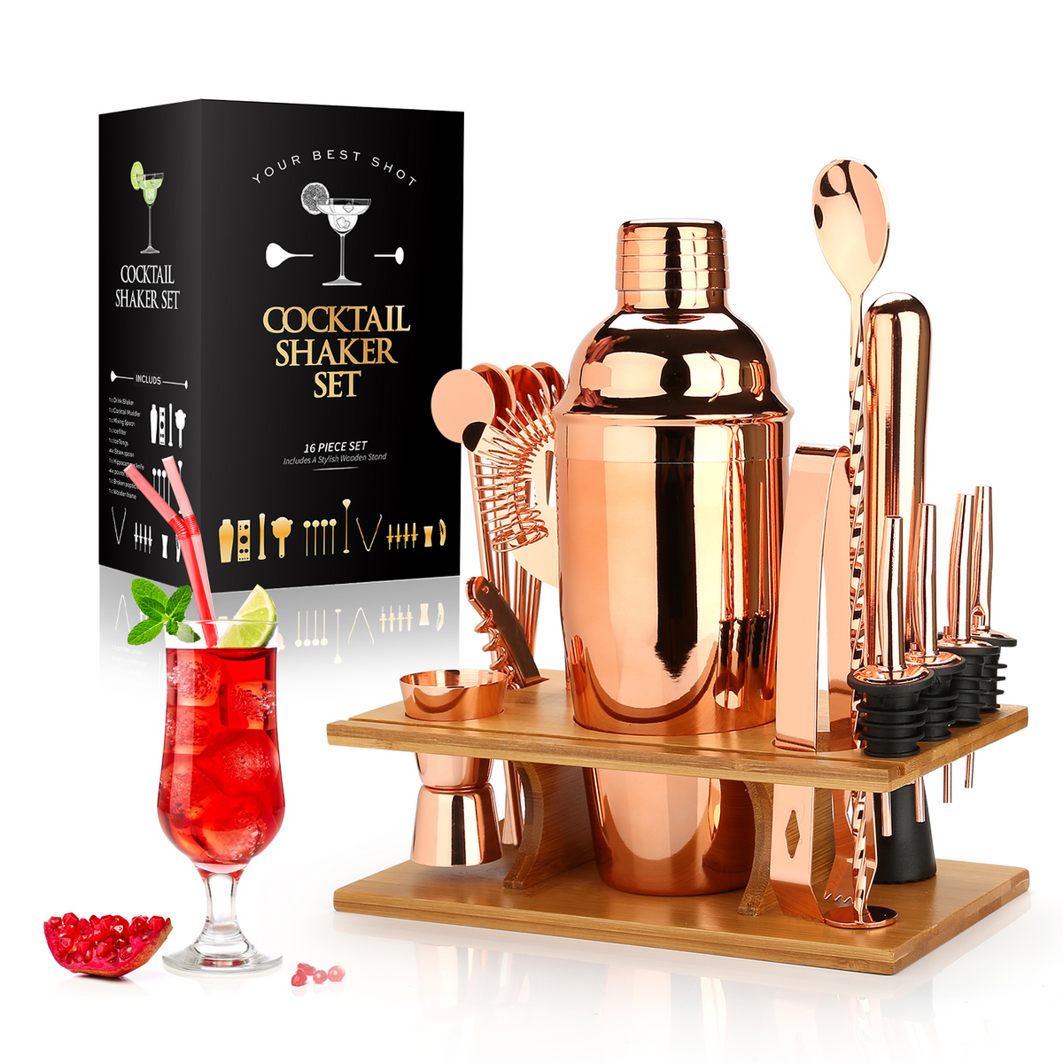 Premium Home Bar Cocktail Kit