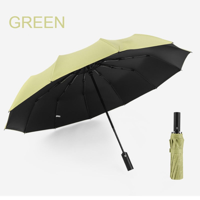 Compact Windproof Automatic Folding Umbrella