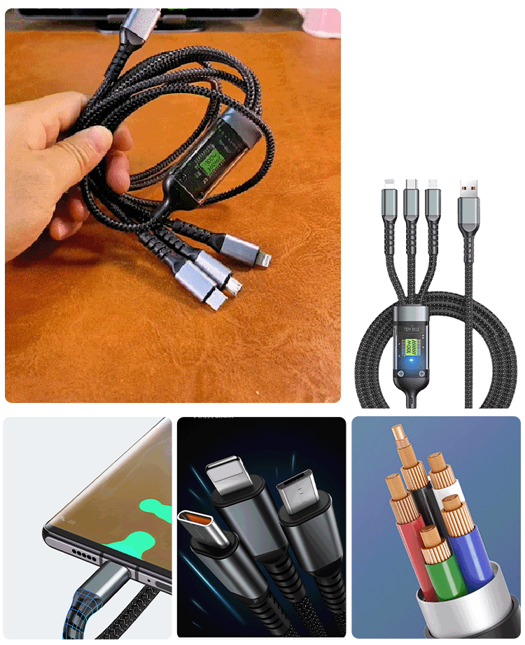 Quick Charge 3-in-1 USB Data Cable