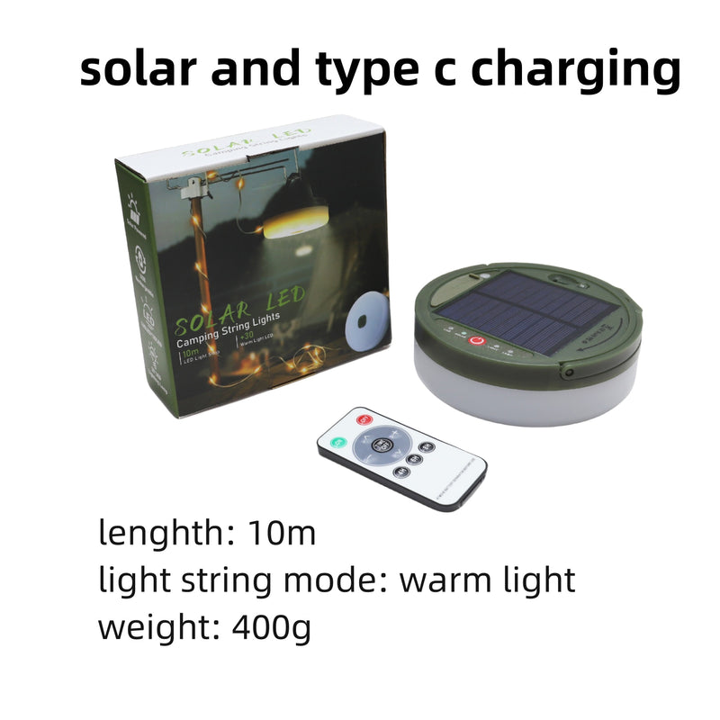 Compact Rechargeable Outdoor String Lamp