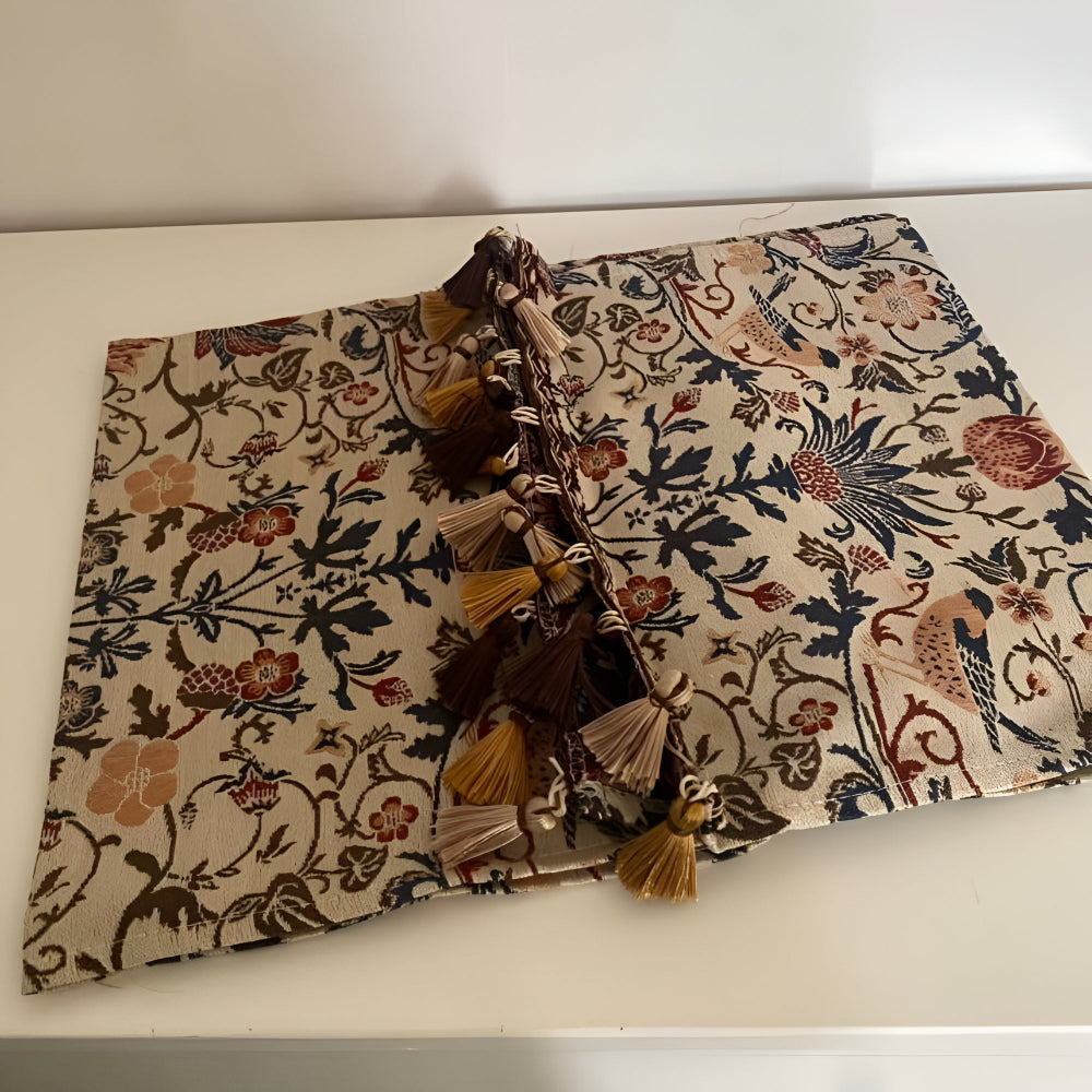 Classic Floral Pattern Table Runner