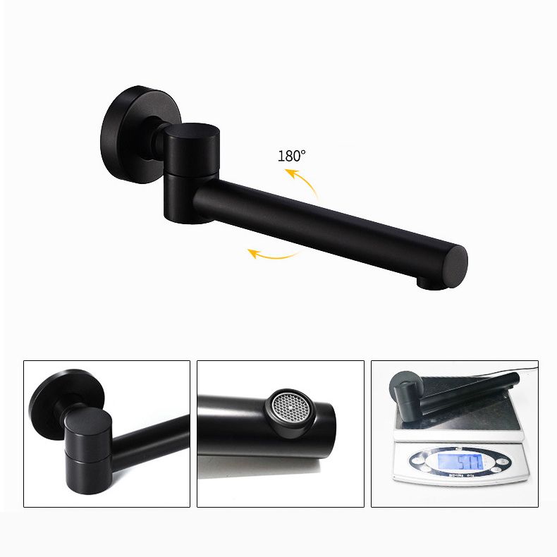 Modern 2-Hole Wall Mount Bathroom Sink Faucet