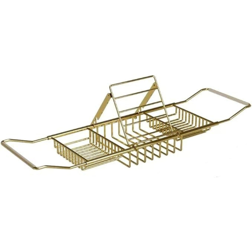Luxury Bath Tub Storage Tray with Adjustable Holder