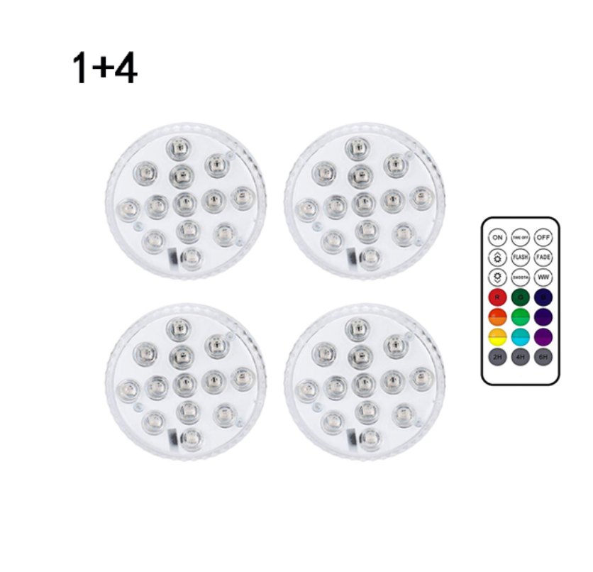 Colorful LED Pool Light with Remote-Controlled RGB