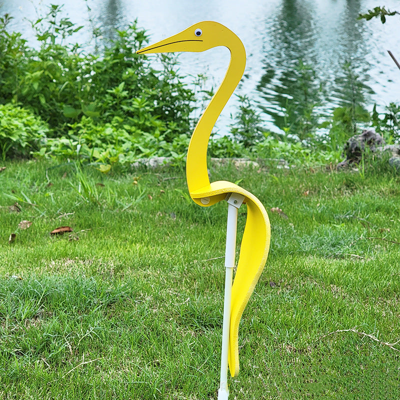Colorful Pink Outdoor Lawn Ornament