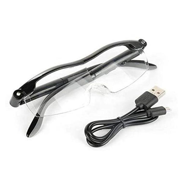 Illuminated Reading Glasses with LED Magnifier