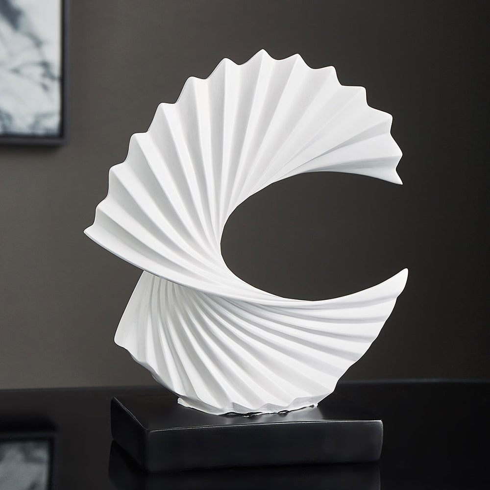 Beautiful Moon Shape Decor Statue