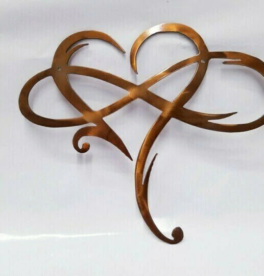 Lovely Metal Heart Wall Decor