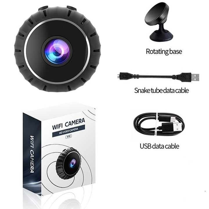 Compact Motion Alert Wi-Fi Night Vision HD Camera