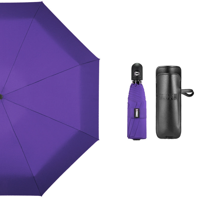 Compact Automatic Windproof Umbrella with Ergo Grip