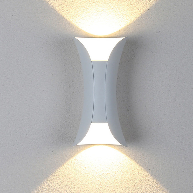 Contemporary Steel Outdoor Wall Light