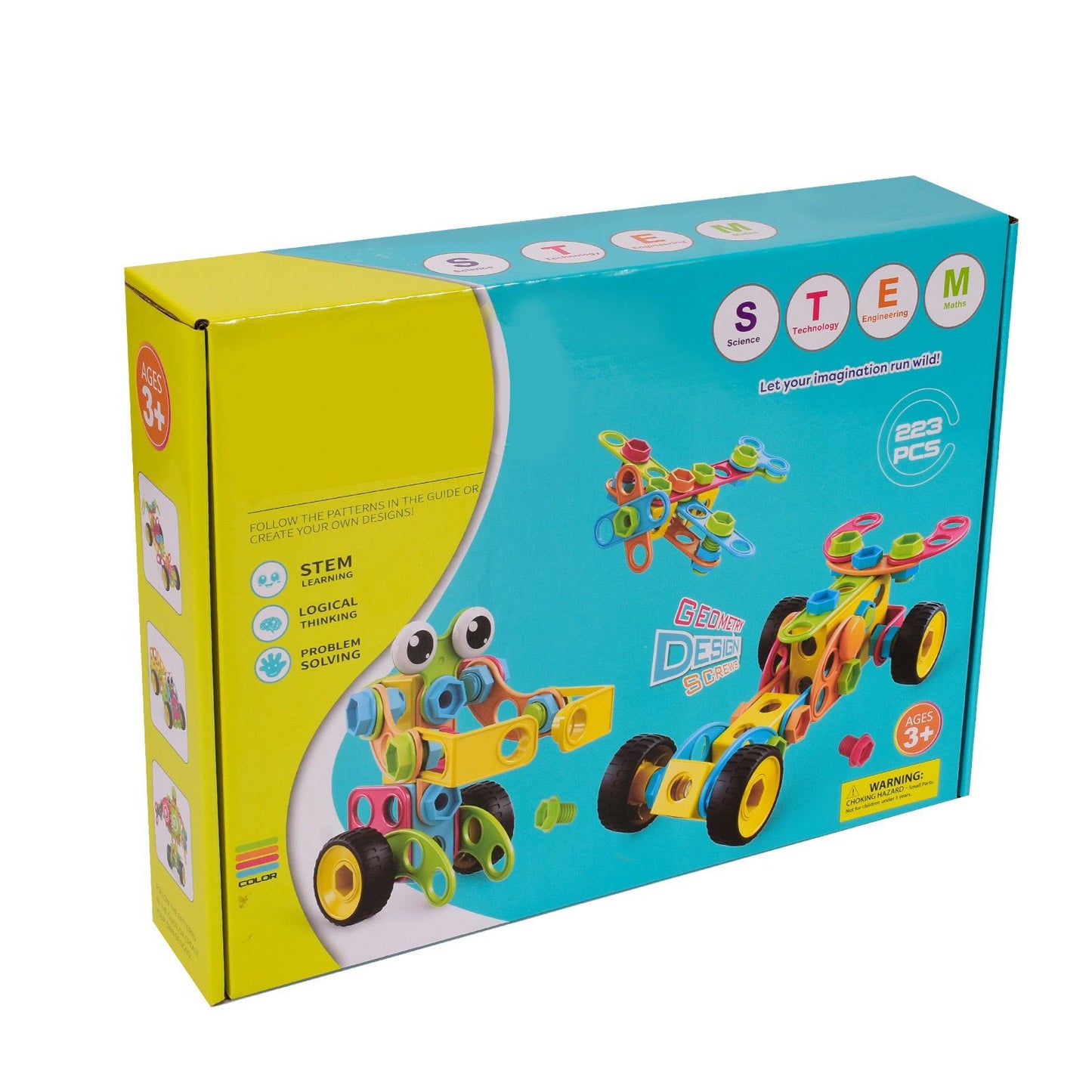 Creative Building Blocks Set with Drill Tool