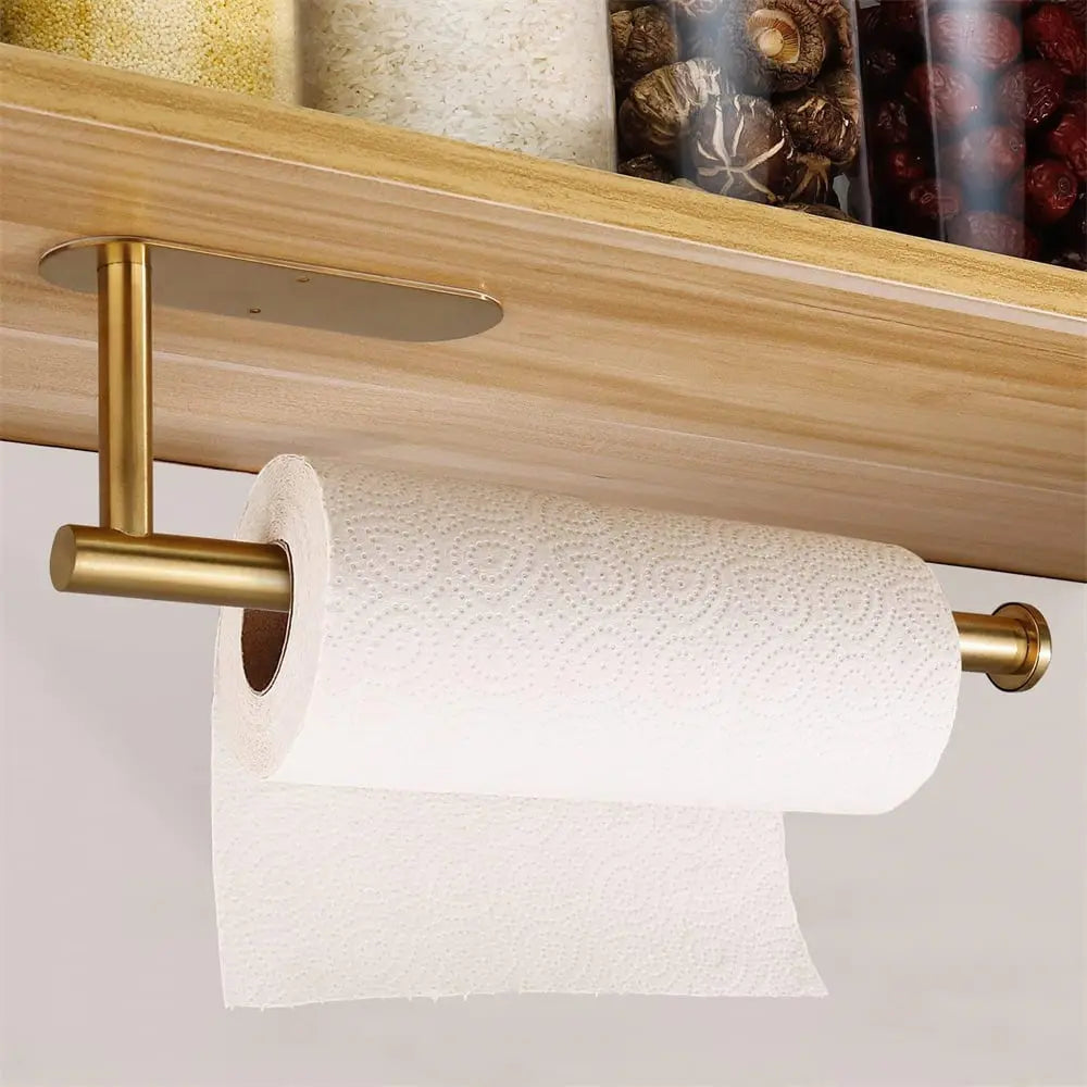 Easy Install Wall Paper Towel Holder 2-Piece Set