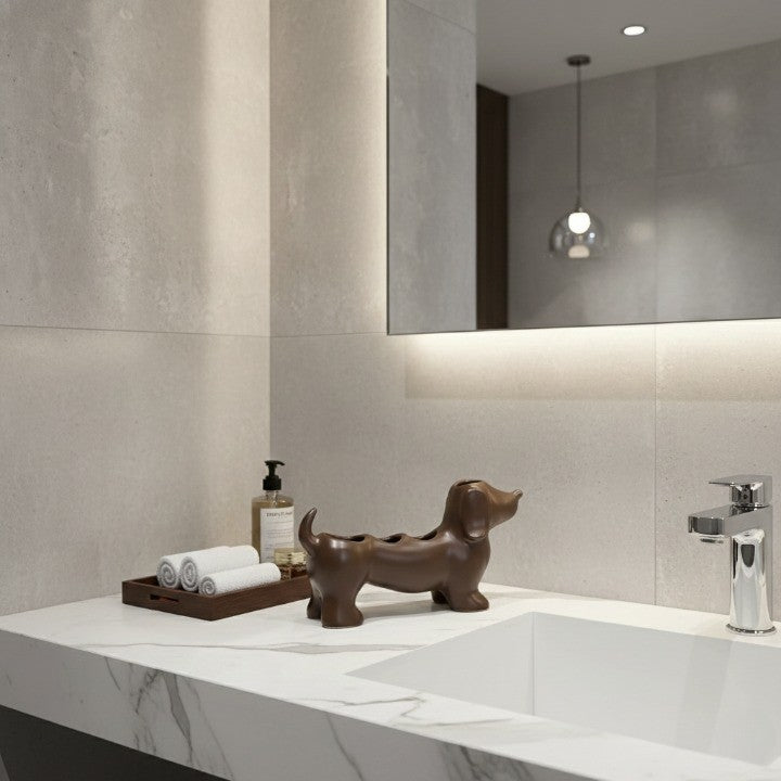 Dachshund Bathroom Storage Organizer