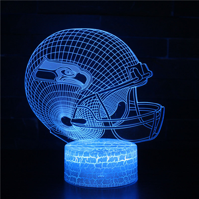 Seahawks 3D Effect Table Lamp - Yeezlab
