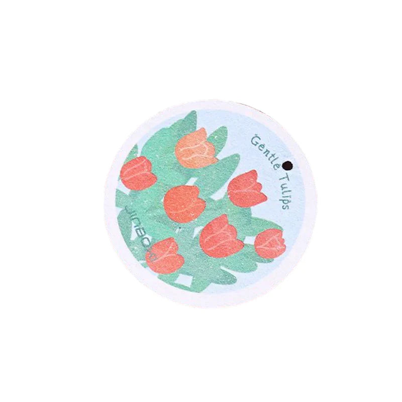 Colorful Floral Print Cotton Kitchen Towel