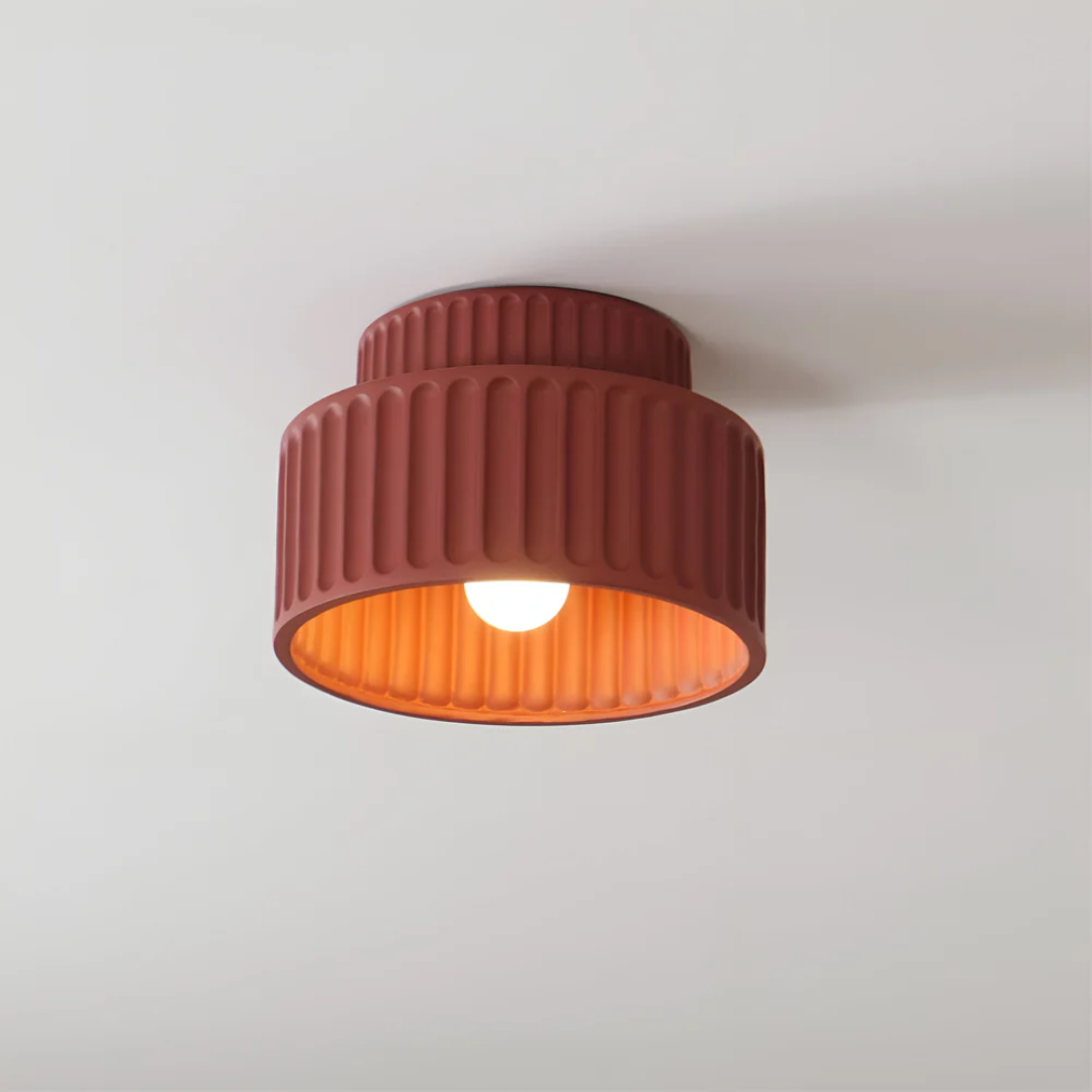 Contemporary Textured Ceiling Light