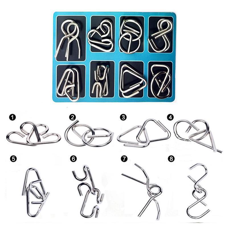 Silver Brain Teaser Ring