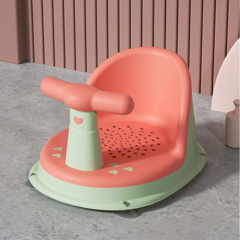 Adjustable Baby Bath Chair with Grip Handle