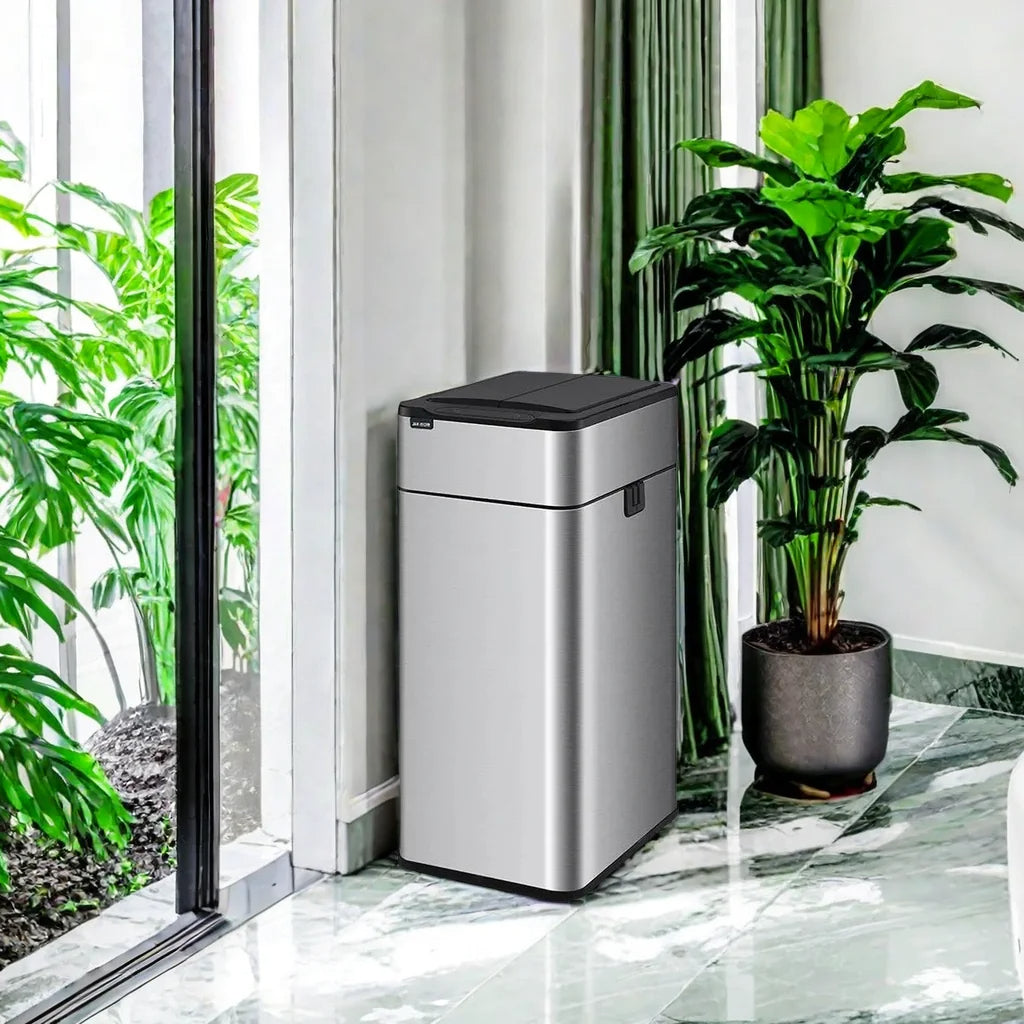 Touchless Stainless Steel Sensor Trash Can