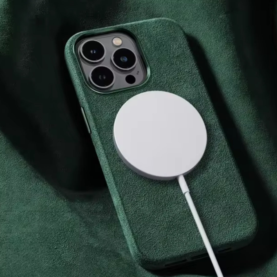 Luxury iPhone MagSafe Leather Case