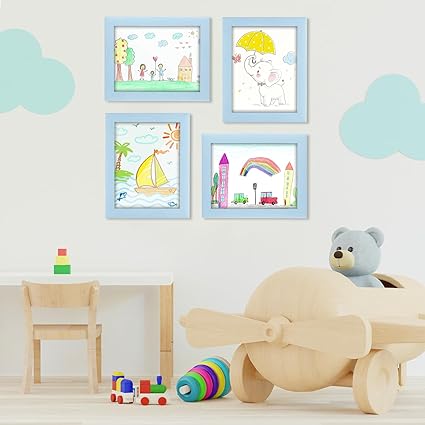 Colorful Kids Art Magnetic Picture Frame