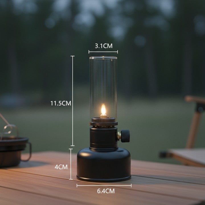 Compact Portable Flame Table Light Lamp