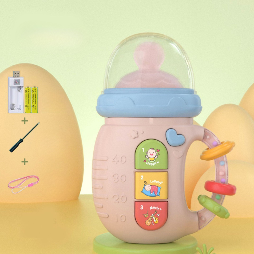 Soothing Baby Music Toy with Teether and Rattle