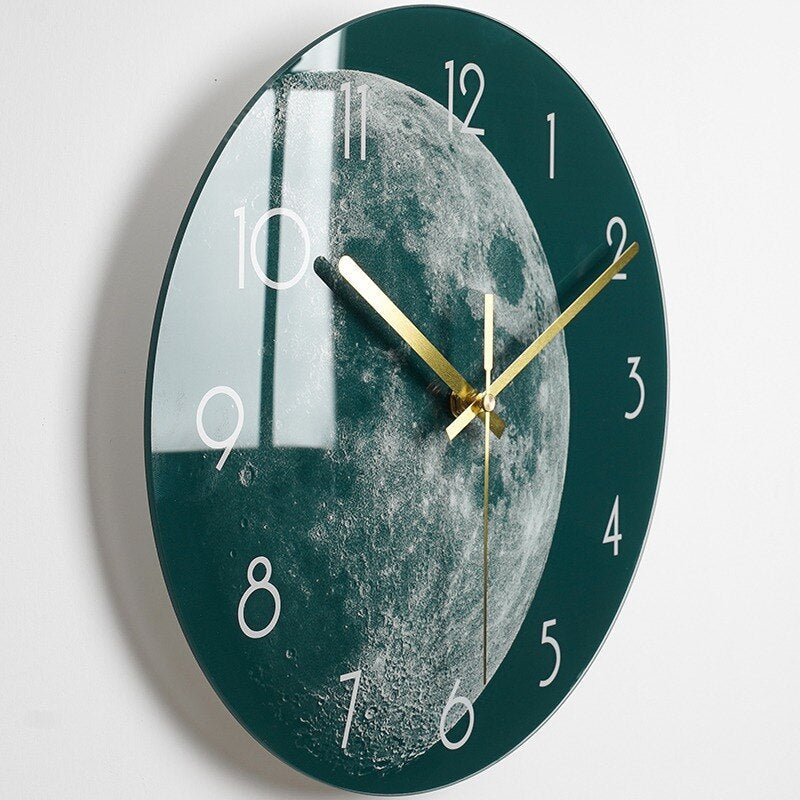 Stylish Glass Wall Clock – Modern Home Decor