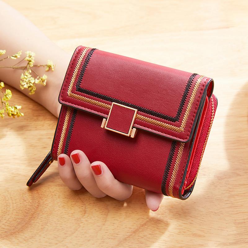 Fashionable PU Leather Purse Wallet for Ladies