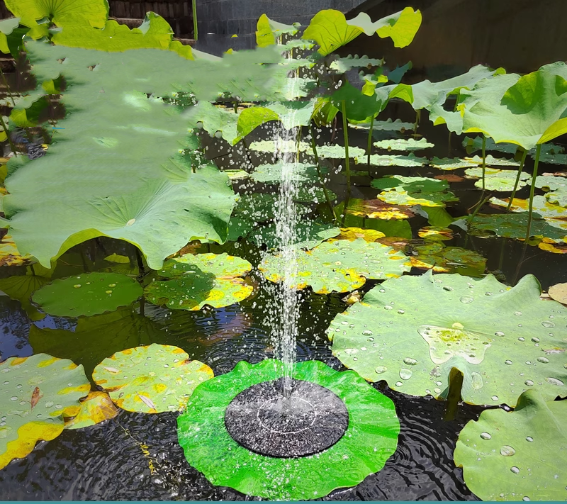 Solar Powered Mini Water Fountain for Garden Yard