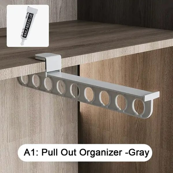 Space Saving Slide Out Closet Organizer