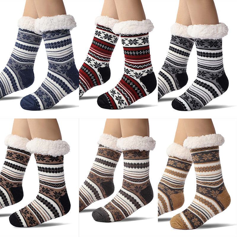 Plush Luxury Cashmere House Socks