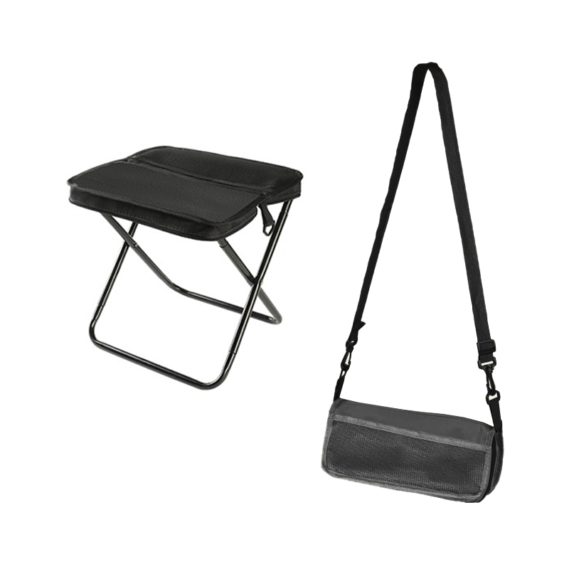 Compact Folding Hiking Backpack Stool