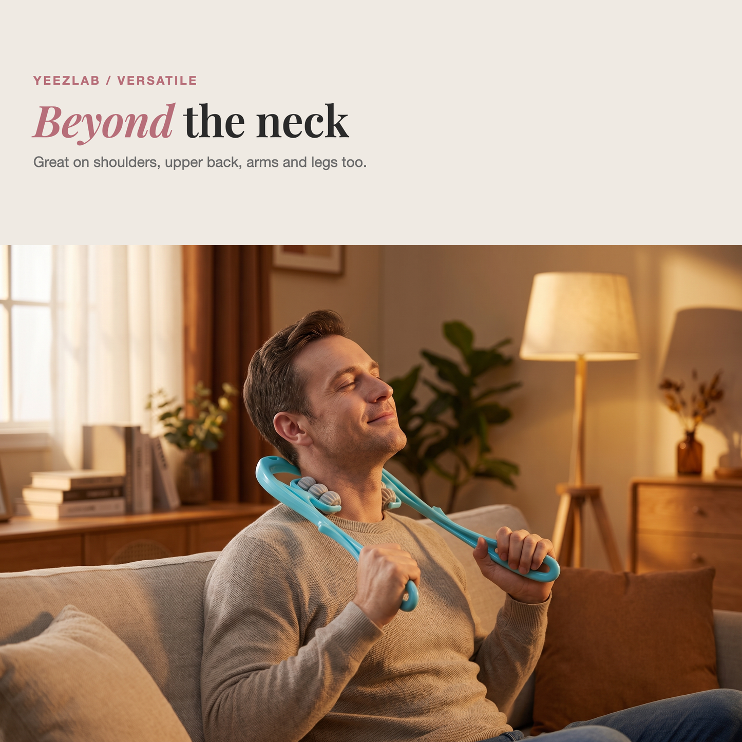 YeezLab™ Neck Massage Roller – Relieve Tension and Soothe Muscles