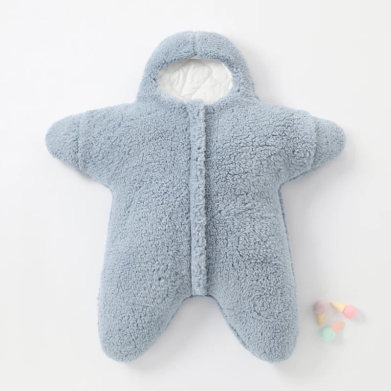 Cozy Baby Romper Suit with Soft Hood