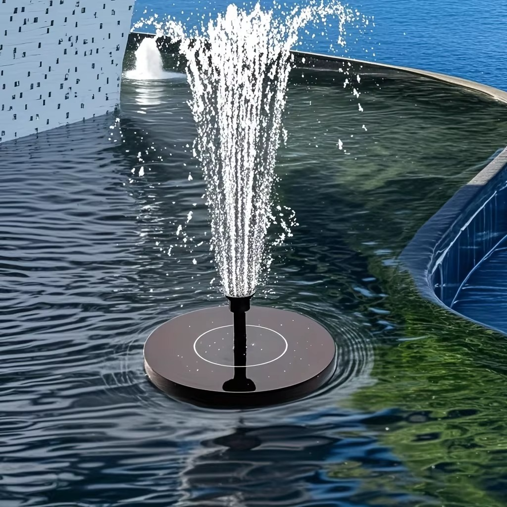 Solar Powered RGB Floating Pond Fountain