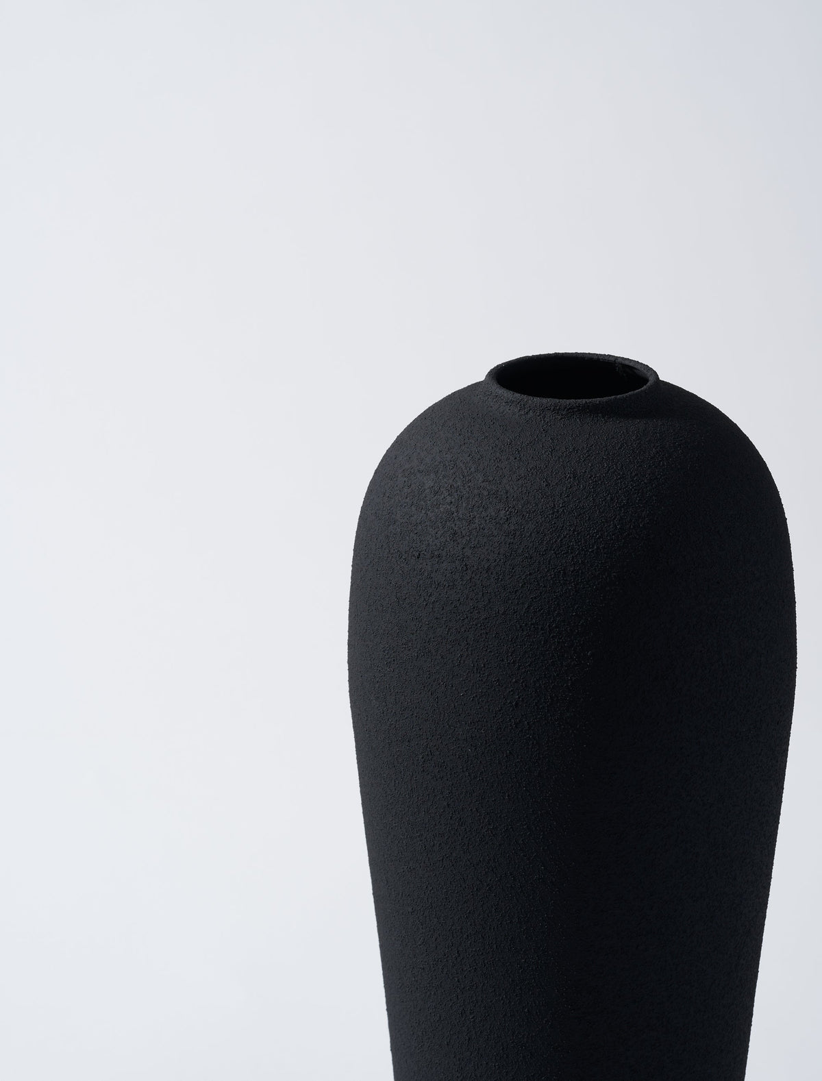 Modern Black Glass Vase