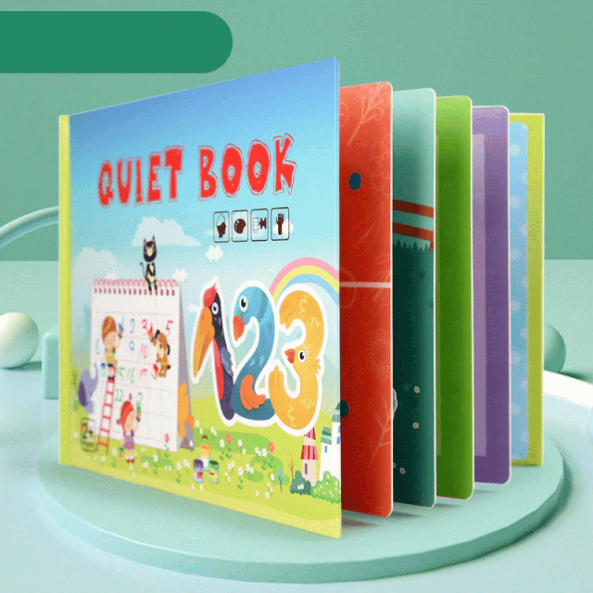 Interactive Learning Quiet Book for Kids