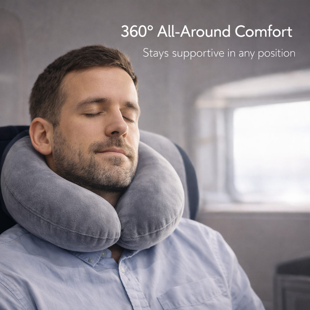Ergonomic U-Shaped Support for Comfortable Travel