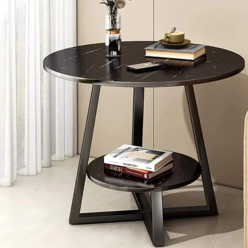 Stylish Marble Effect Side Table