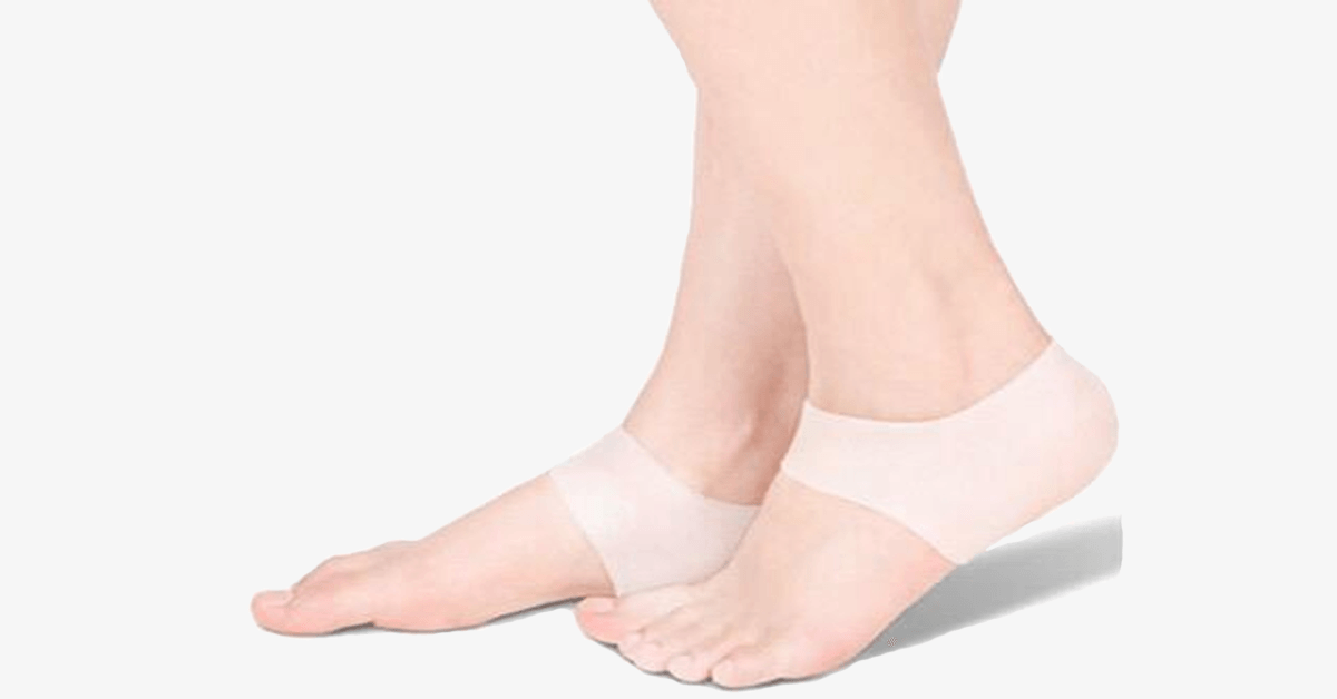 Comfort Gel Heel Support Socks for Foot Pain Relief