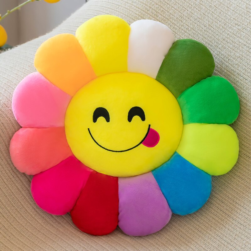 Bright Flower Soft Cushion Pillow