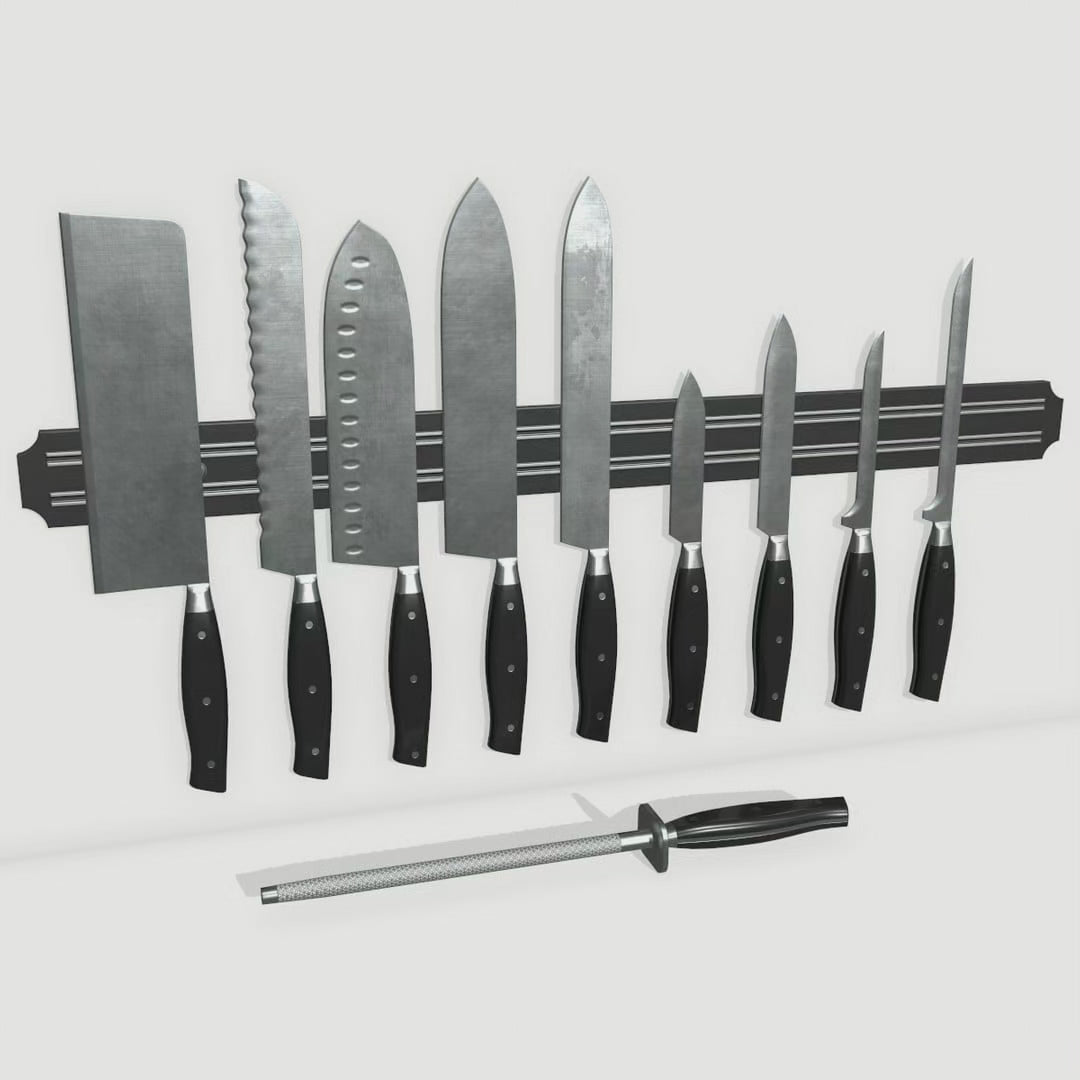 Strong Magnetic Kitchen Knife Strip Holder