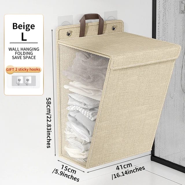 Space-Saving Foldable Laundry Hamper