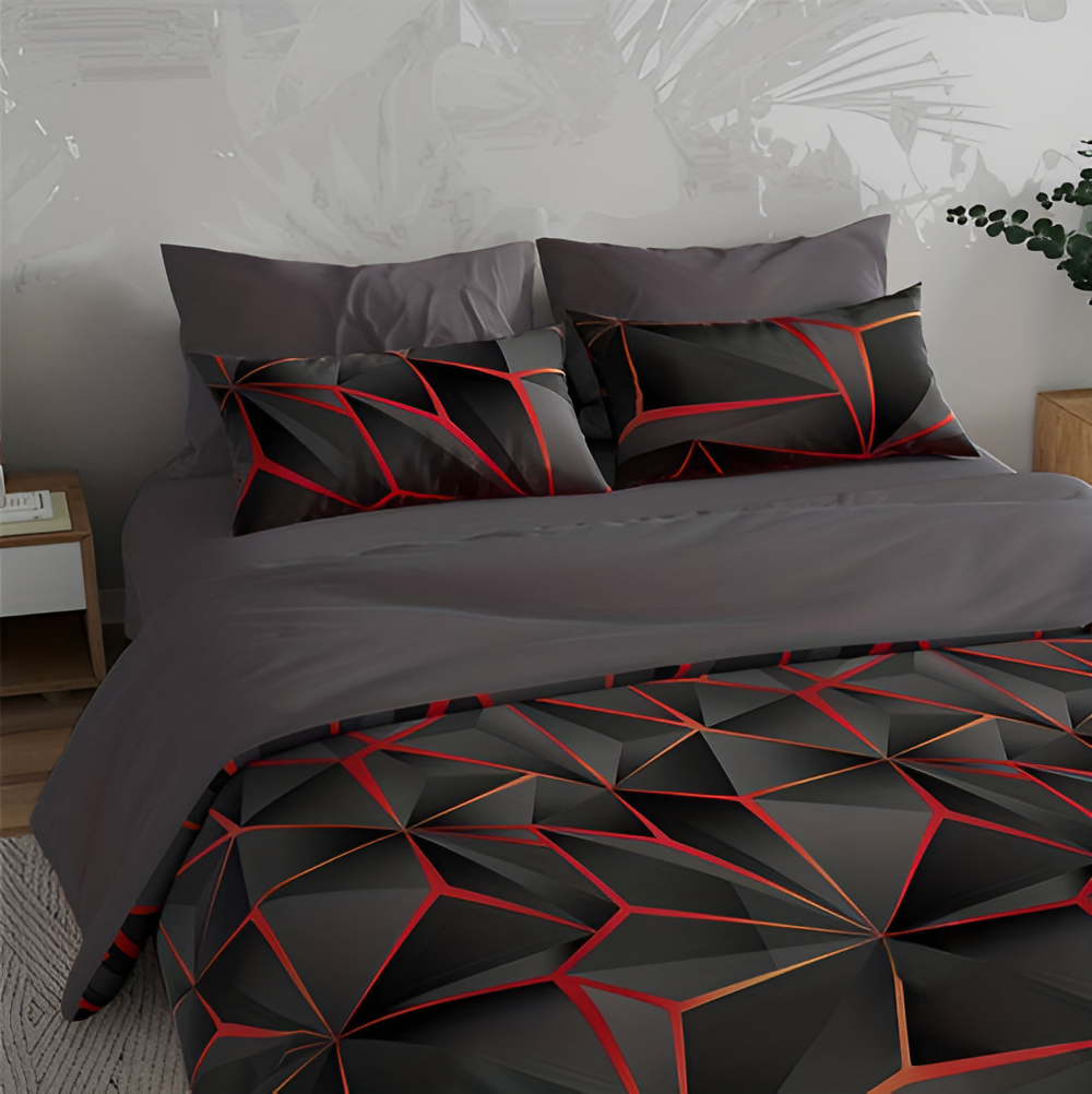 Soft 3D Printed Plush Bedding Set