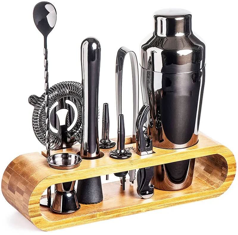 Premium 10pc Bar Tool Cocktail Set Stainless Steel