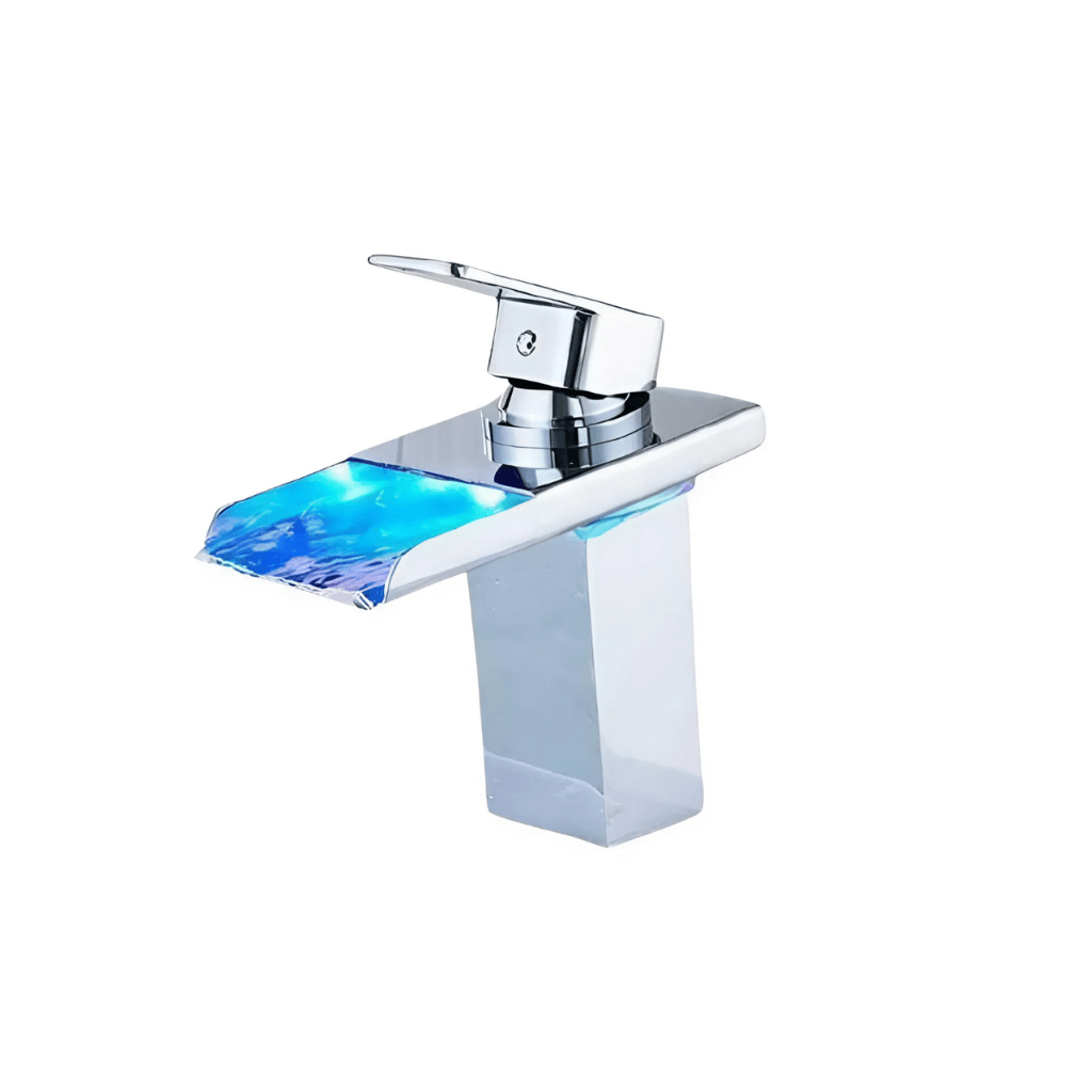 Modern LED Waterfall Sink Faucet