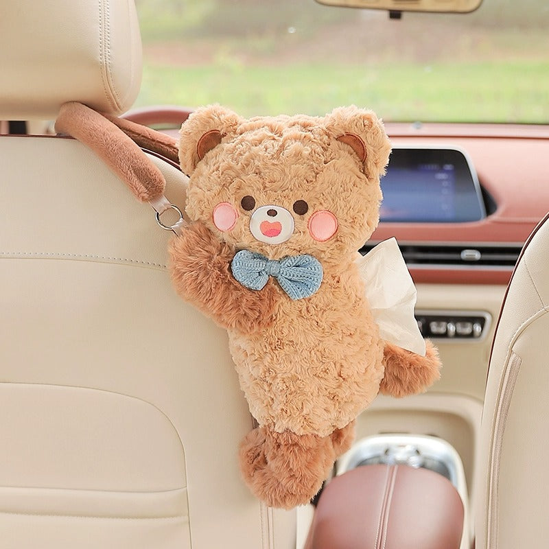 Soft Teddy Bear Tissue Holder