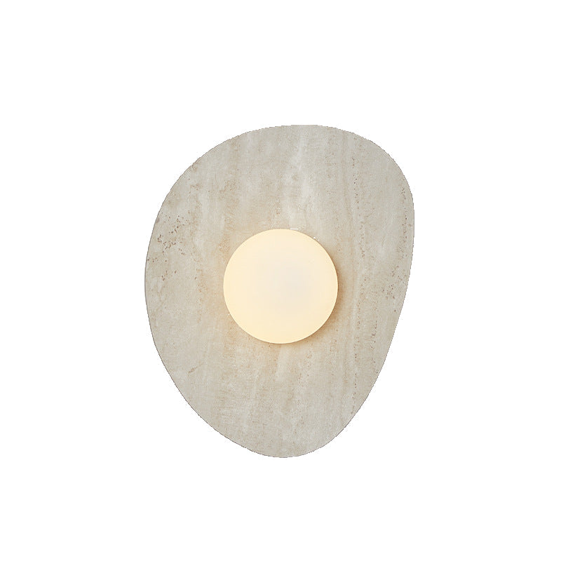 Contemporary Stone Wall Light in Minimalist Style